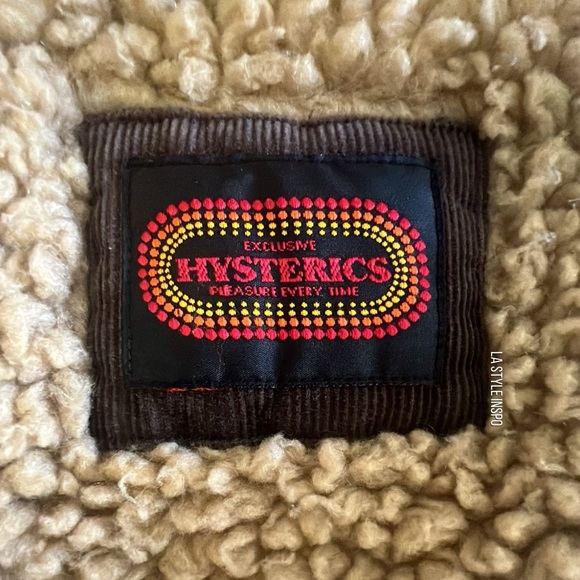 Hysterics by Hysteric Glamour Brown Shearling Women's Coat Size Small - Picture 4 of 4